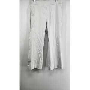 Spanx Kick Flare Pants Womens White Size M On-the-Go Classic 20373R